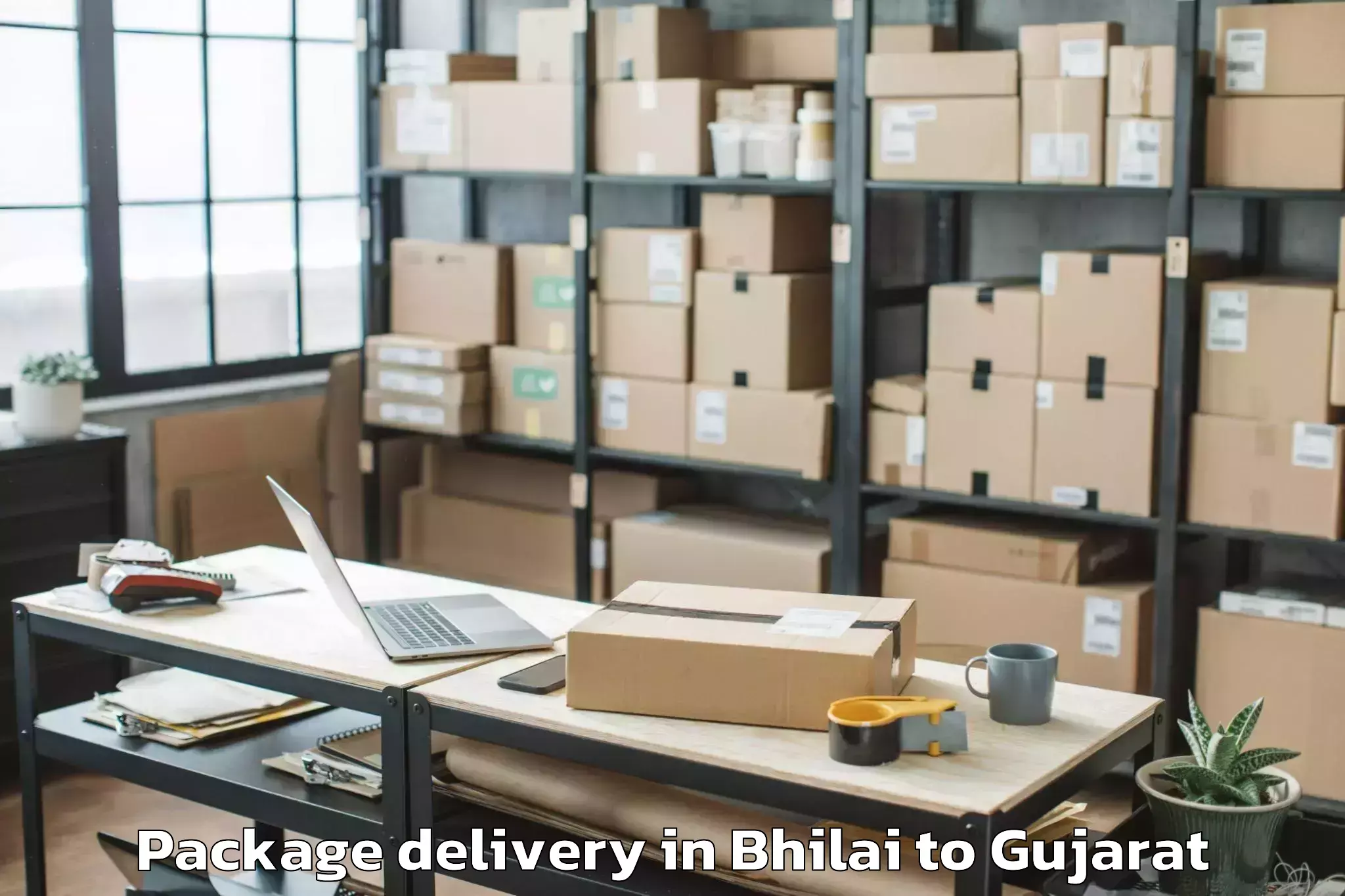 Book Your Bhilai to Sutrapada Package Delivery Today